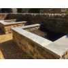 Natural Black Sandstone Reclaimed Style Double Wall Coping Stones - 900mm x 300mm x 50mm