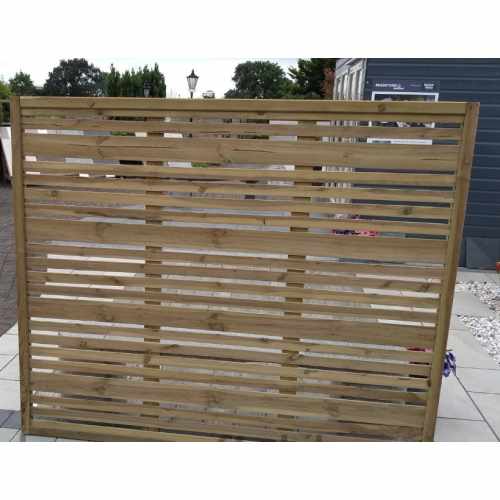 Milan Contemporary Fence Panel - 150cm x 180cm