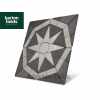 Bowland Lakeland Star Patio Paving Feature in Cumbrian Slate/Gold - 2.4mtr x 2.4mtr (5.76m2)