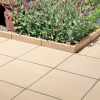Bradstone Textured Paving Slabs in Buff.  Slight Seconds 450x450mm Slabs - Pack (40)