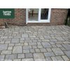 Old Grosvenor 4 Mixed Size Tumbled Sandstone Cobble Setts :  Pack (10.71m2)