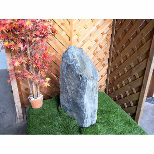 Natural Grey Slate Monolith - 910mm High Pre-Drilled Water Feature - Ref: DS-14