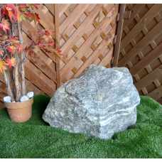 Water Feature: Grey Quartz Stone Pre-Drilled Monolith Water Feature - 450mm High