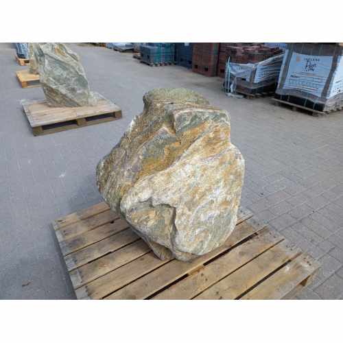 Water Feature: 840mm High Natural Silver Quartz Pre-Drilled Stone Monolith: Ref - MQG-5