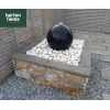 Water Feature: Natural Black Granite Pre-Drilled 40cm Dia Sphere - Complete Water Feature Kit  
