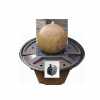 Natural Sandstone Pre-Drilled 40cm Dia Sphere in Rainbow Colour - Complete Water Feature Kit