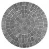 Tumbled 50mm Block Paving Circle, Original Blend - 1.55mtr Diameter