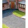 Courtyard Tumbled 50mm 2 Size Block Paving in Charcoal - Pack 8.35m2