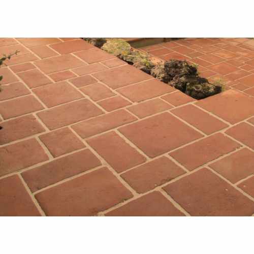 Terracotta Tile 10m2 Patio Pack - Mixed Sizes