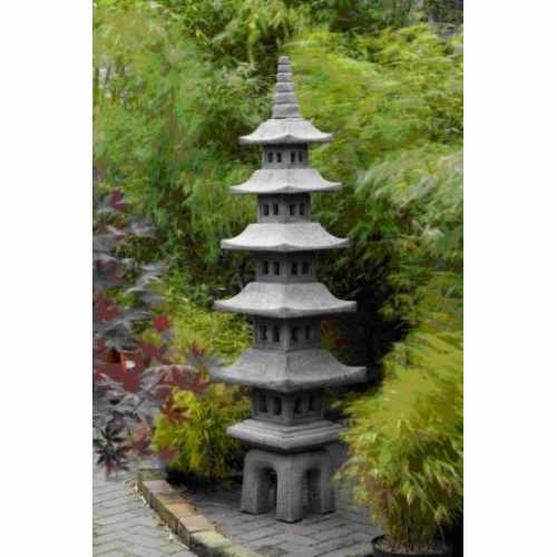 Oriental Stone 7 Piece Pagoda