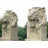 Etosha Lions Garden Gatekeeper Statues, A Pair