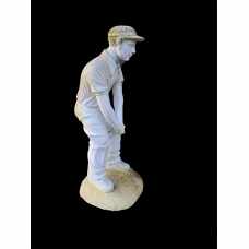 White Marble Golfer Statue