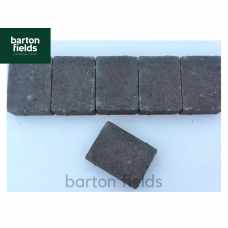 Contemporary Paving Cobble Setts in Charcoal Colour. Size: 105x140x50mm